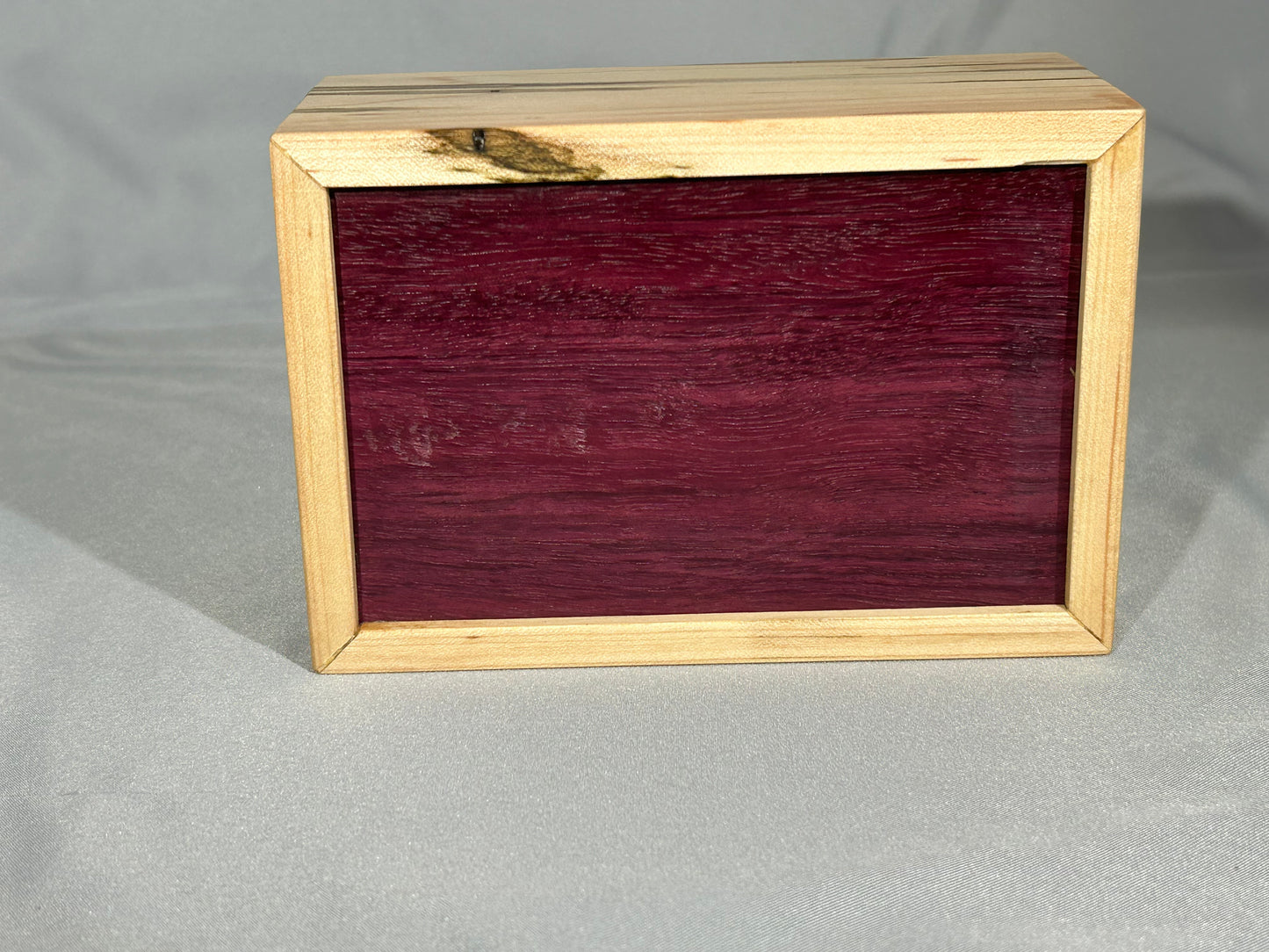 Ambrosia Purple Heart Sliding Lid Box
