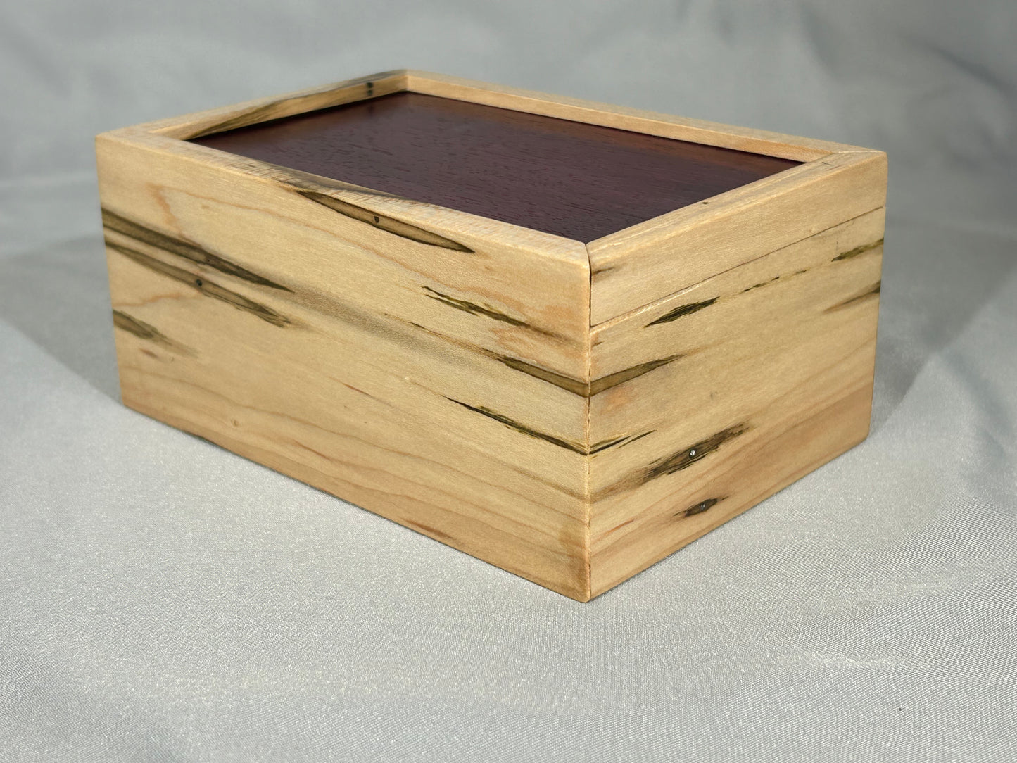 Ambrosia Purple Heart Sliding Lid Box