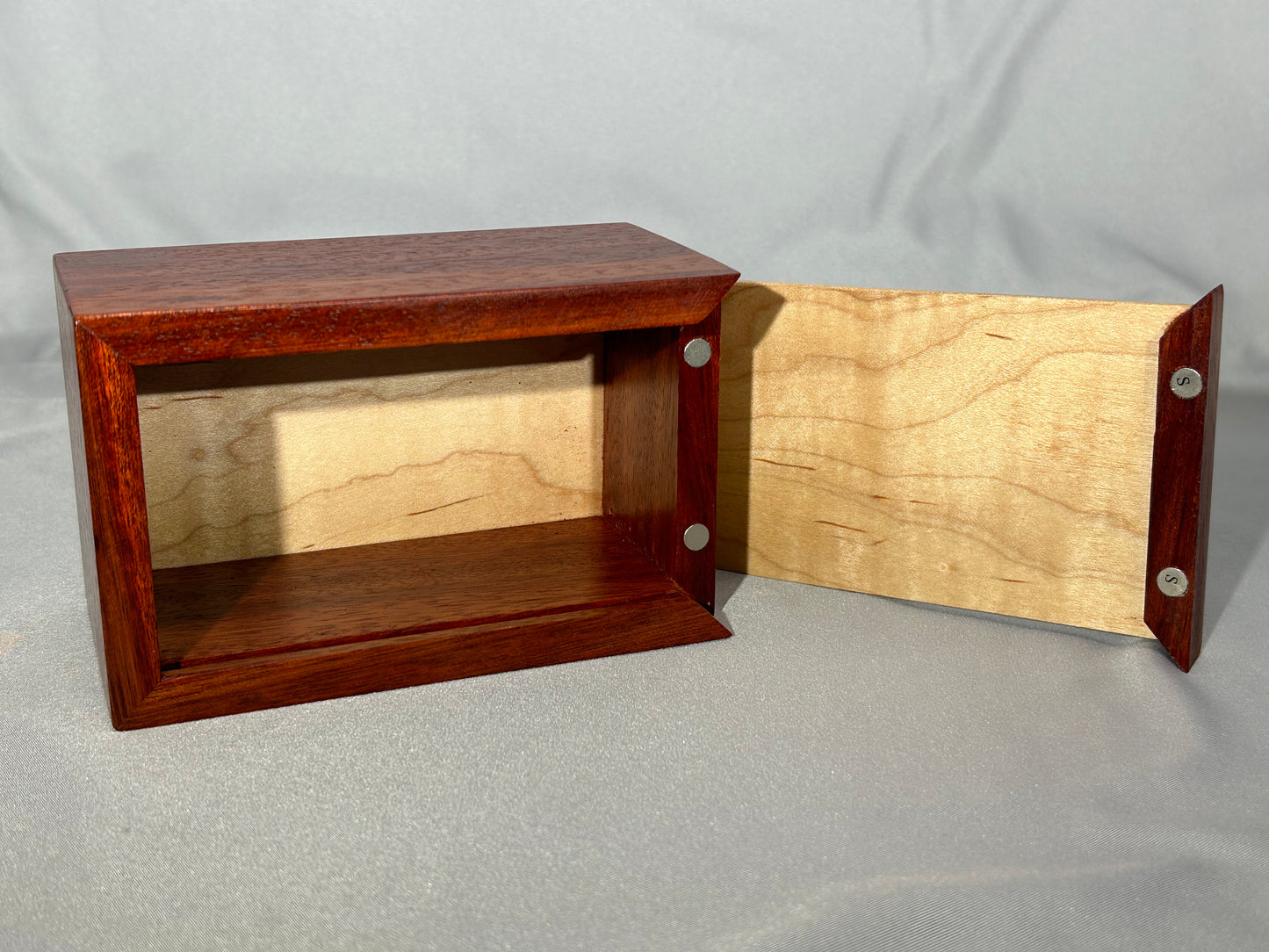 Bloodwood Maple Sliding Lid Box