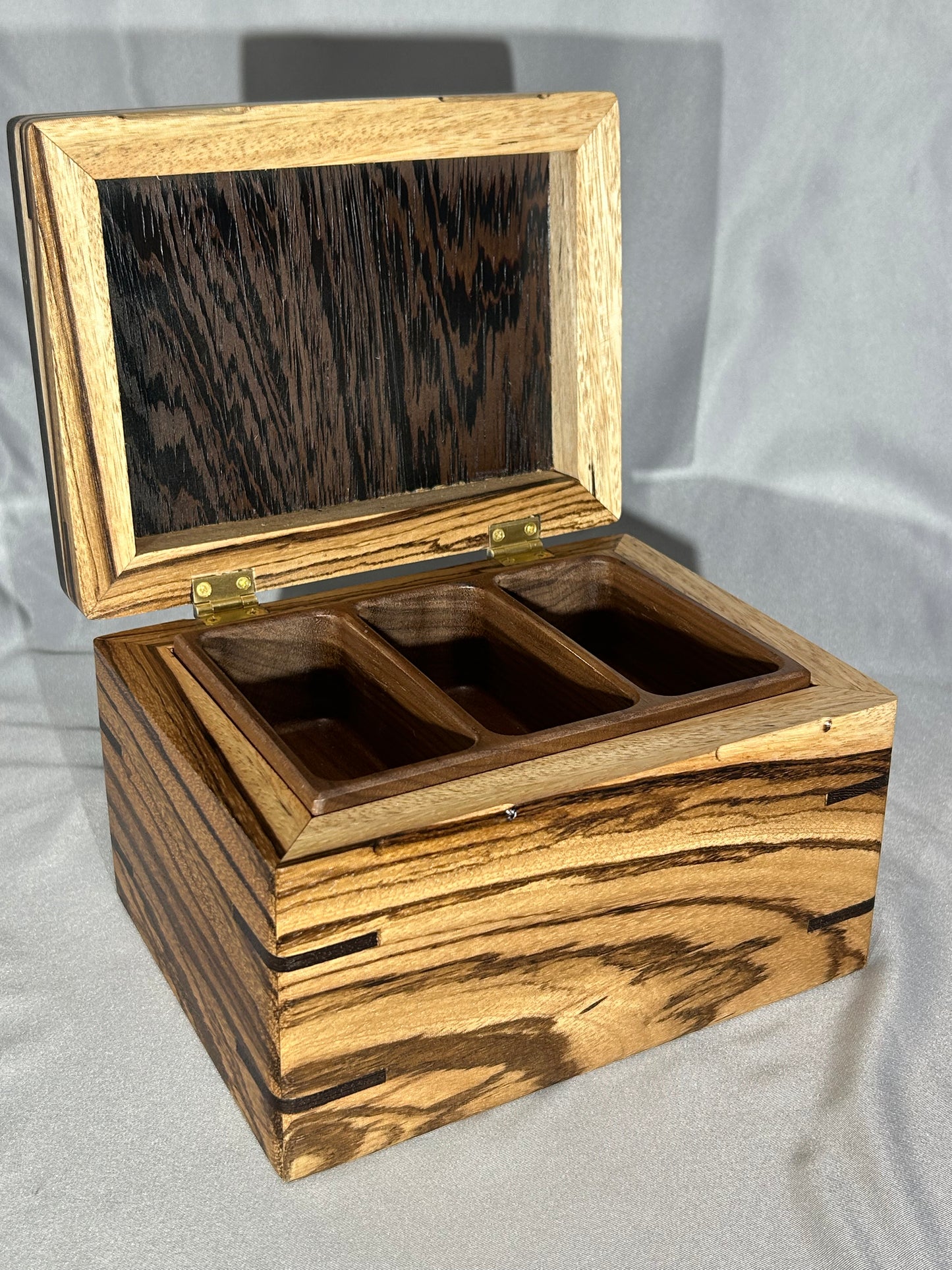 Wenge & Zebra Jewelry Box