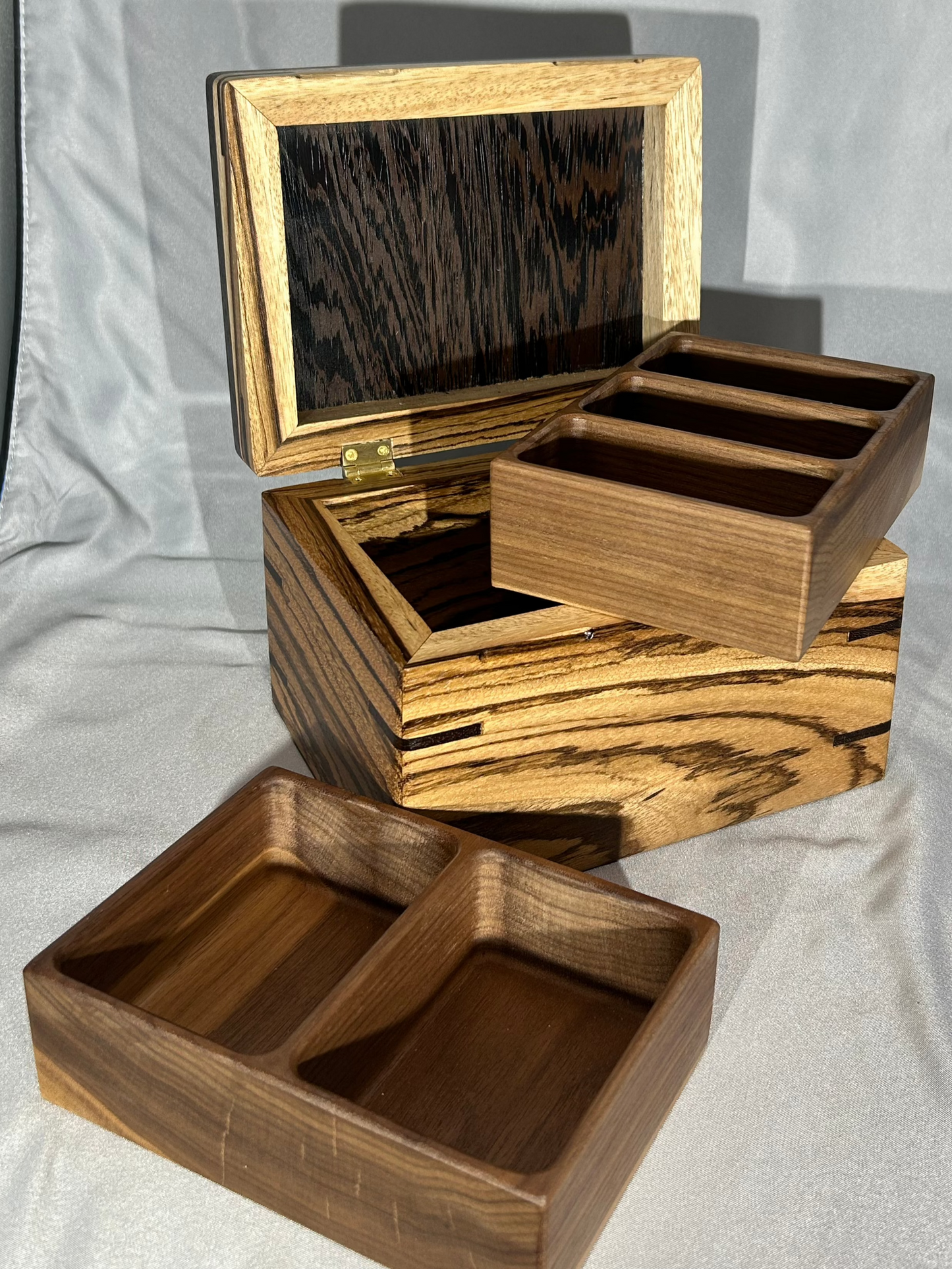 Wenge & Zebra Jewelry Box