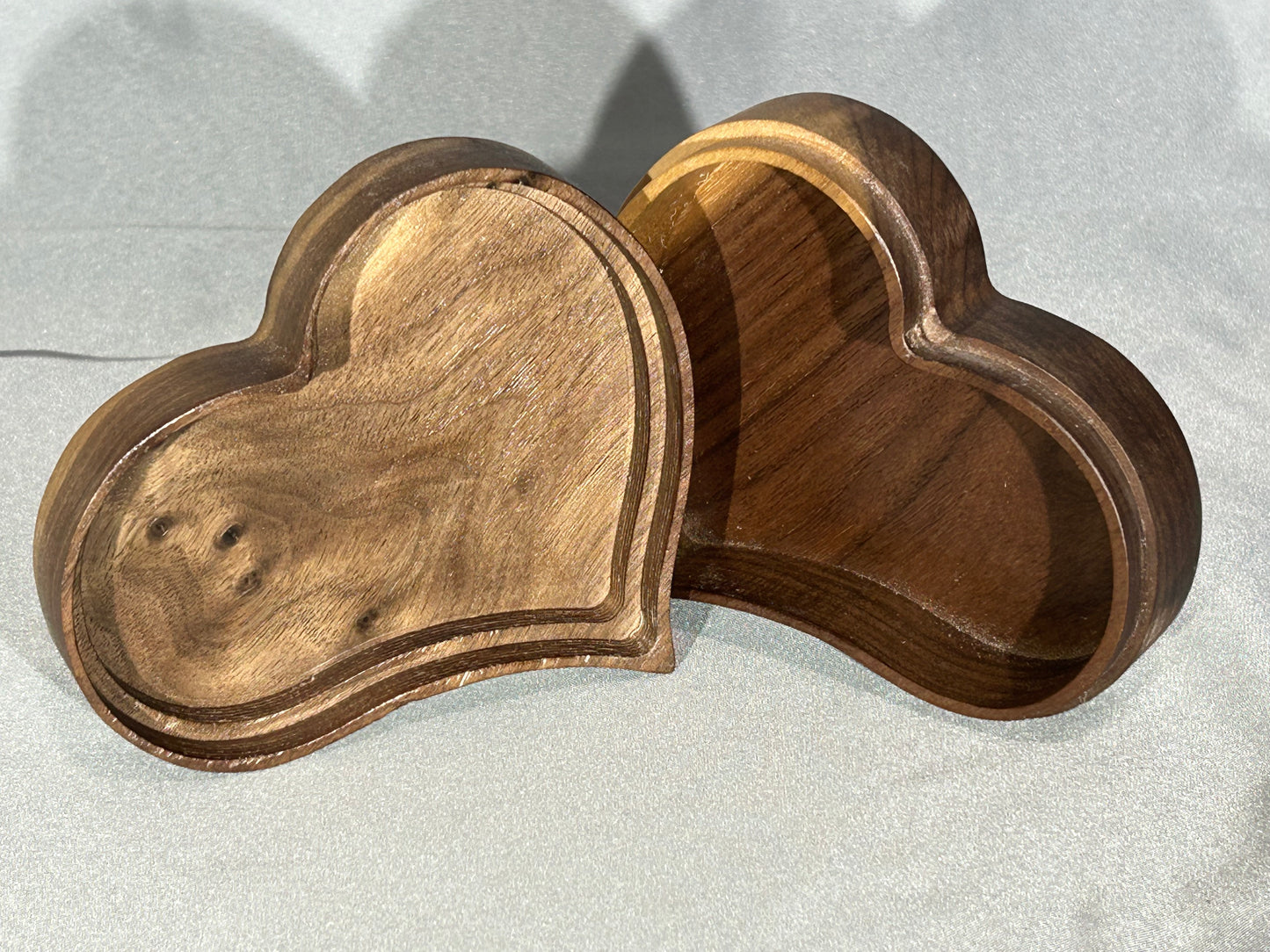 Walnut - Heart Box