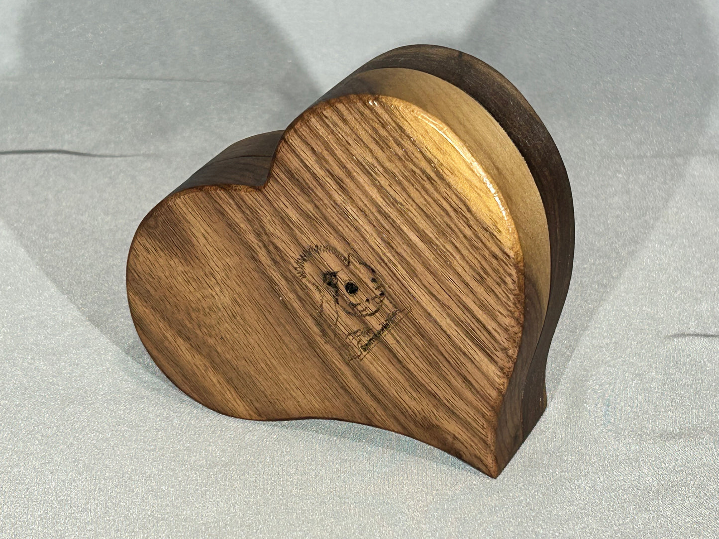 Walnut - Heart Box