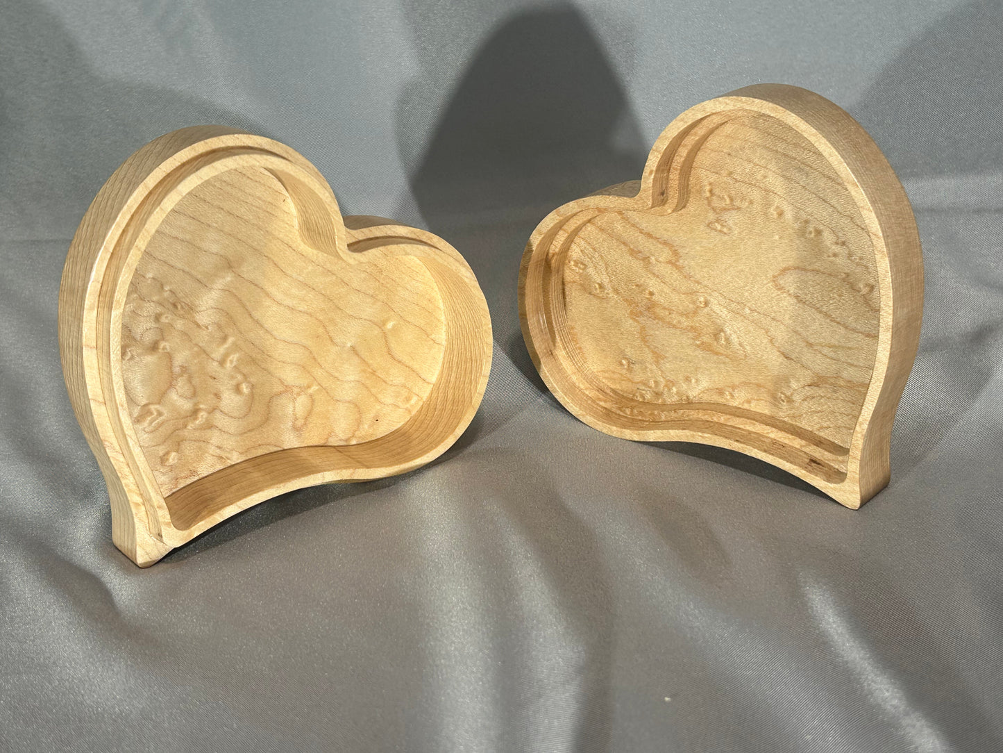 Bird's Eye Maple- Heart Box