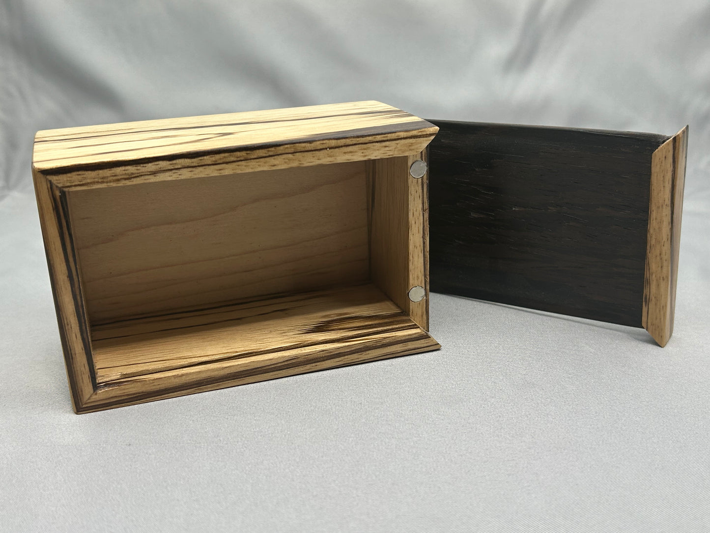 Mini Wenge and Zebra Wood Box