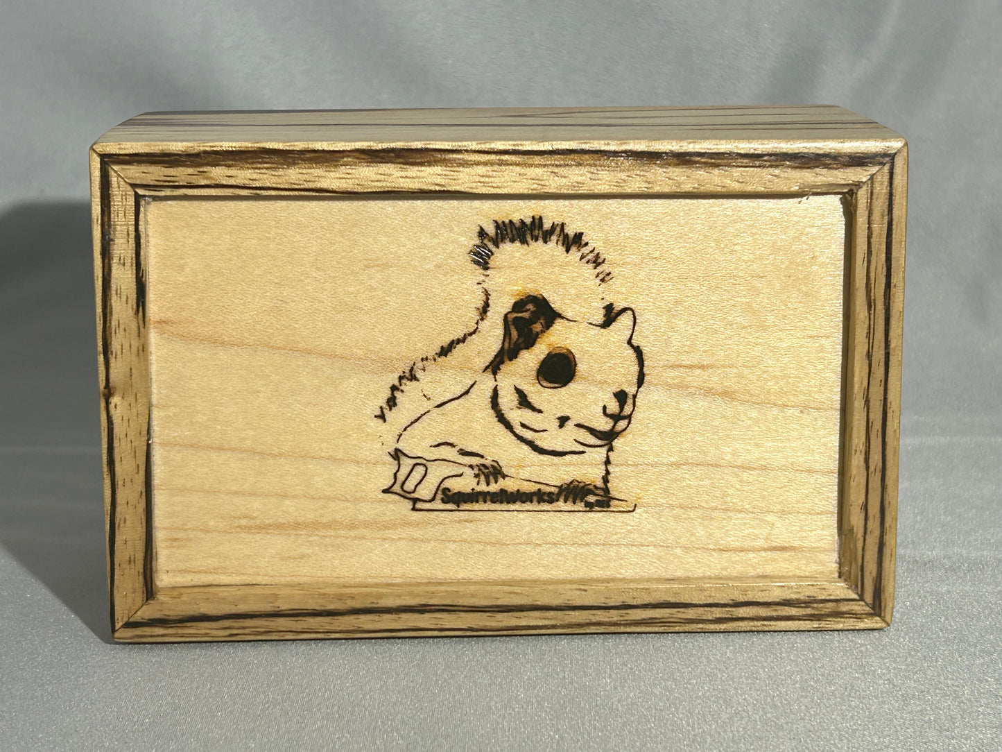 Mini Wenge and Zebra Wood Box