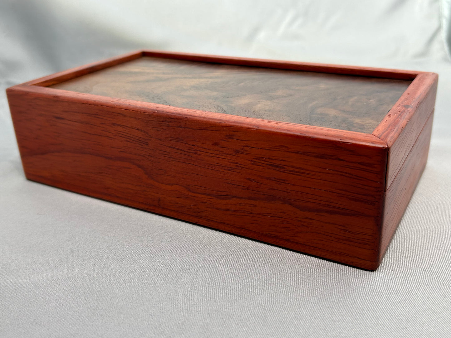 Padauk and Walnut Burl