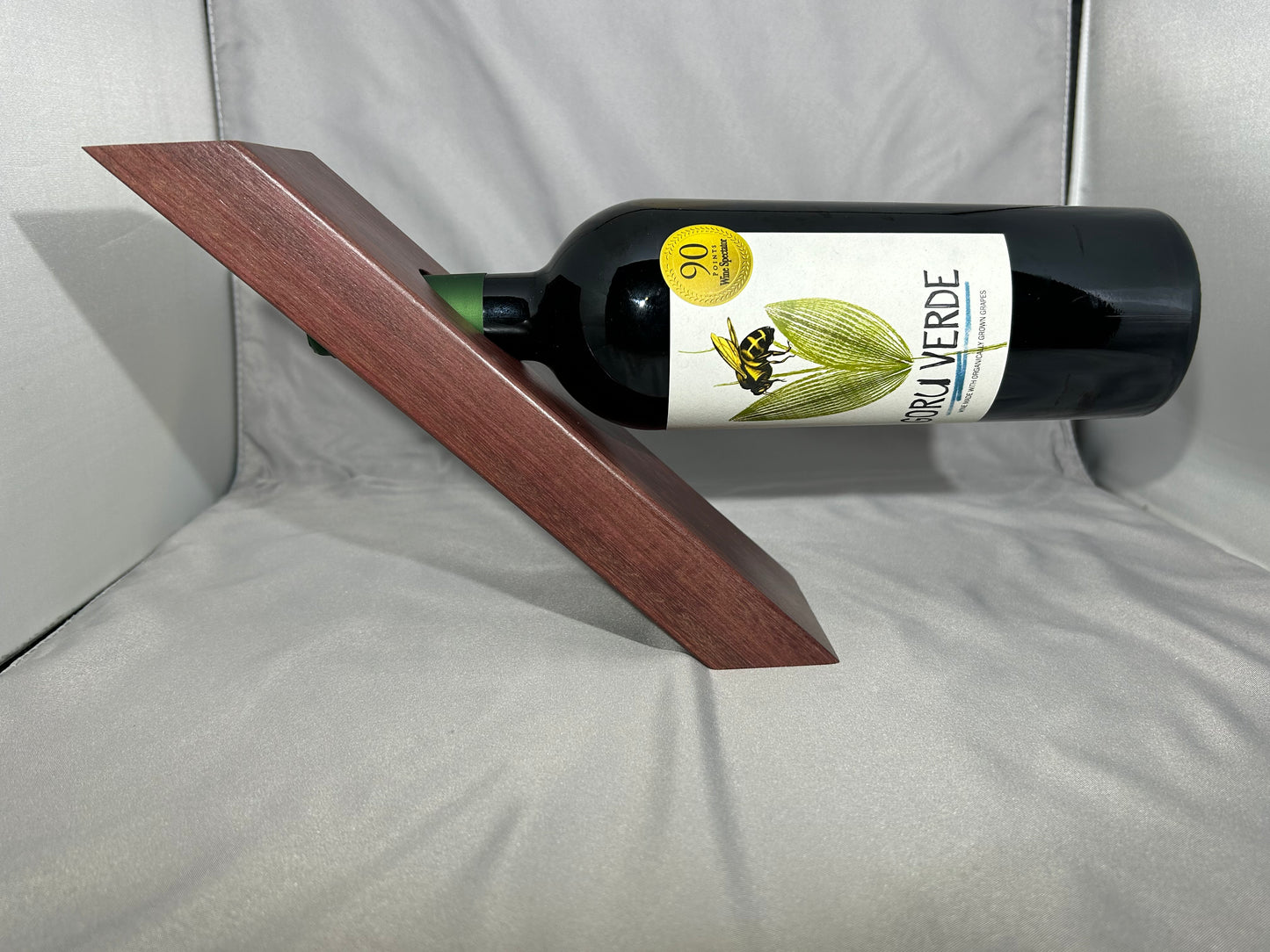 Purple Heart Floating Bottle Holder