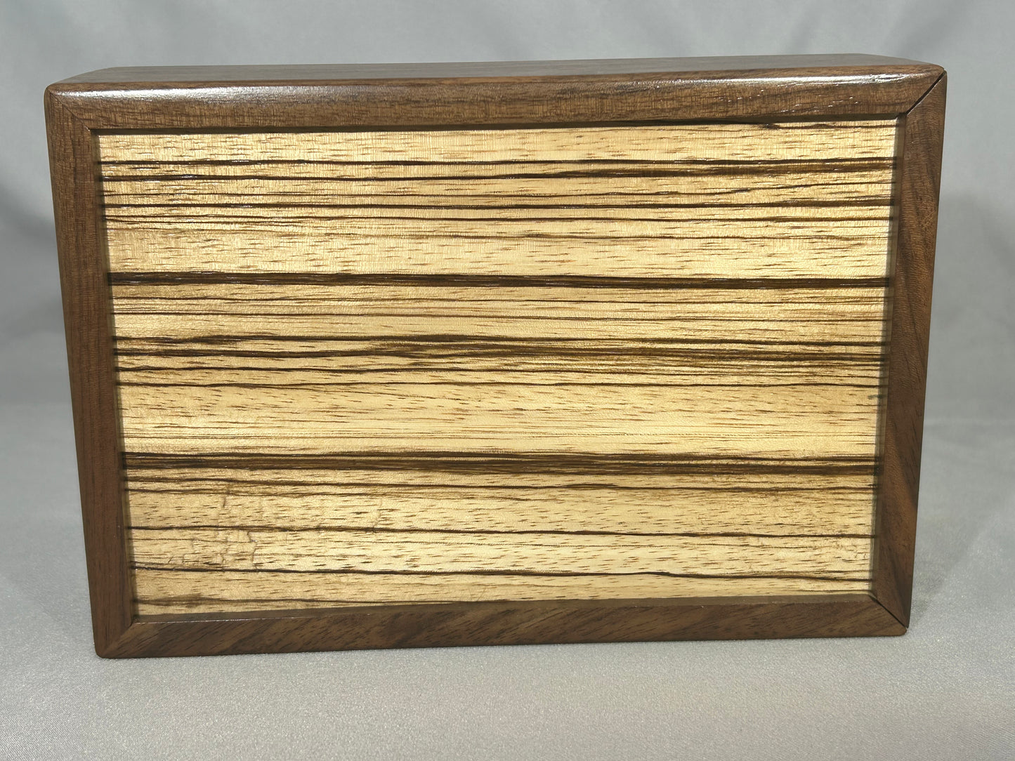 Zebra and Walnut Burl Keepsake